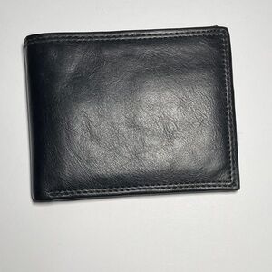 Classic Black Leather Wallet